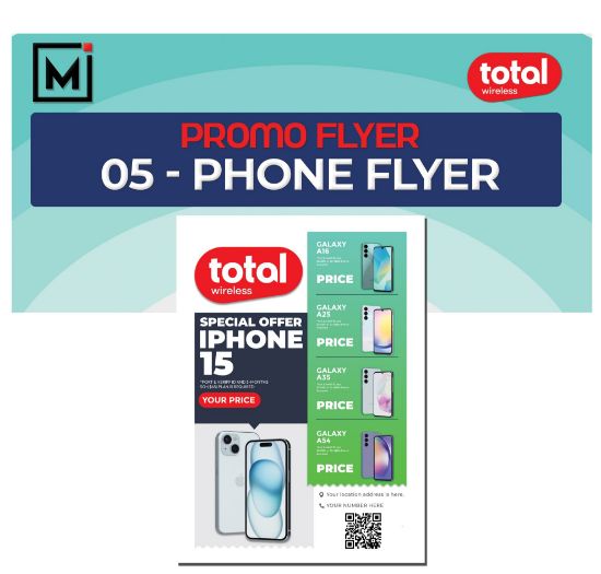 Picture of Total Wireless Promotional Flyer Design 7 - Plan