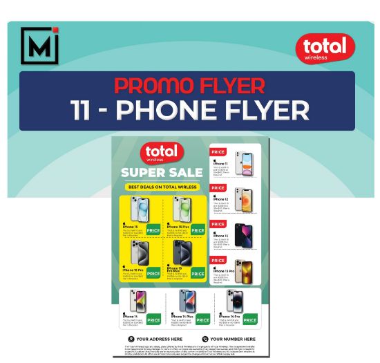 Picture of Total Wireless Promotional Flyer Design 13 - PLAN