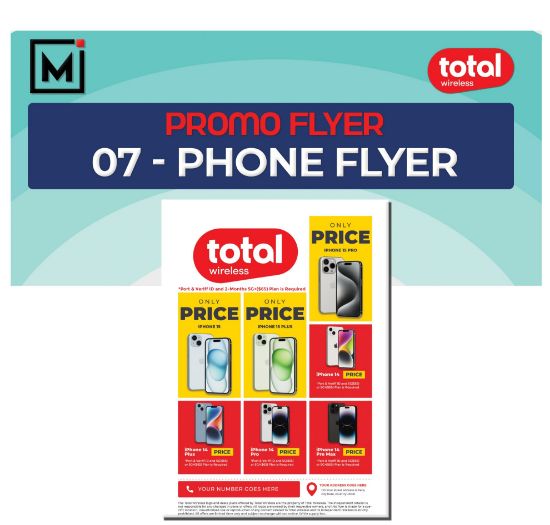 Picture of Total Wireless Promotional Flyer Design 19 - Plan